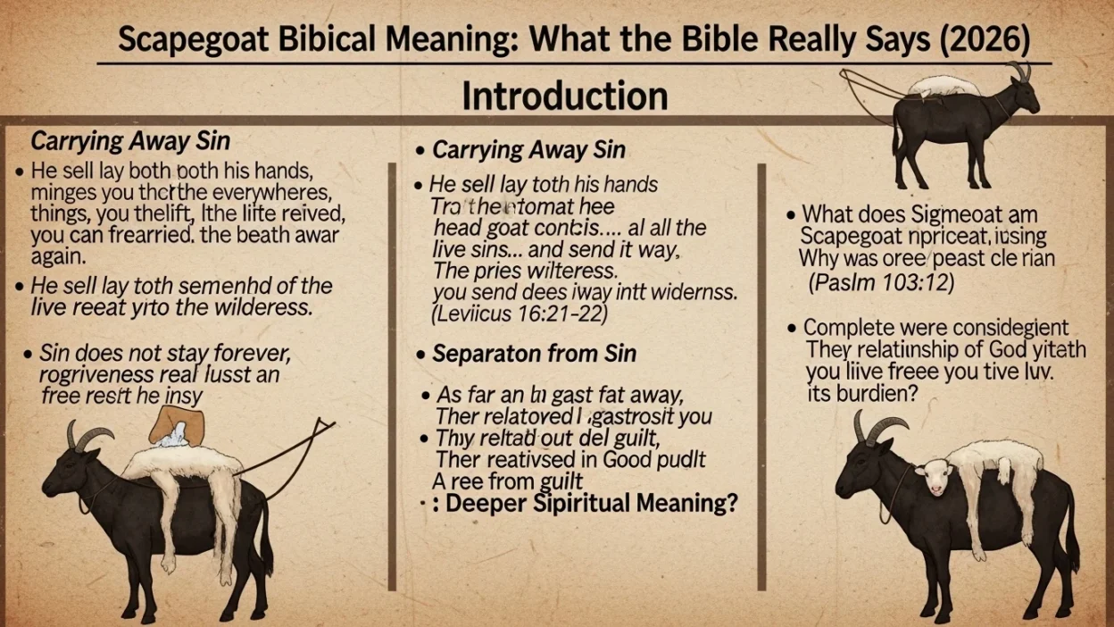 Scapegoat Biblical Meaning